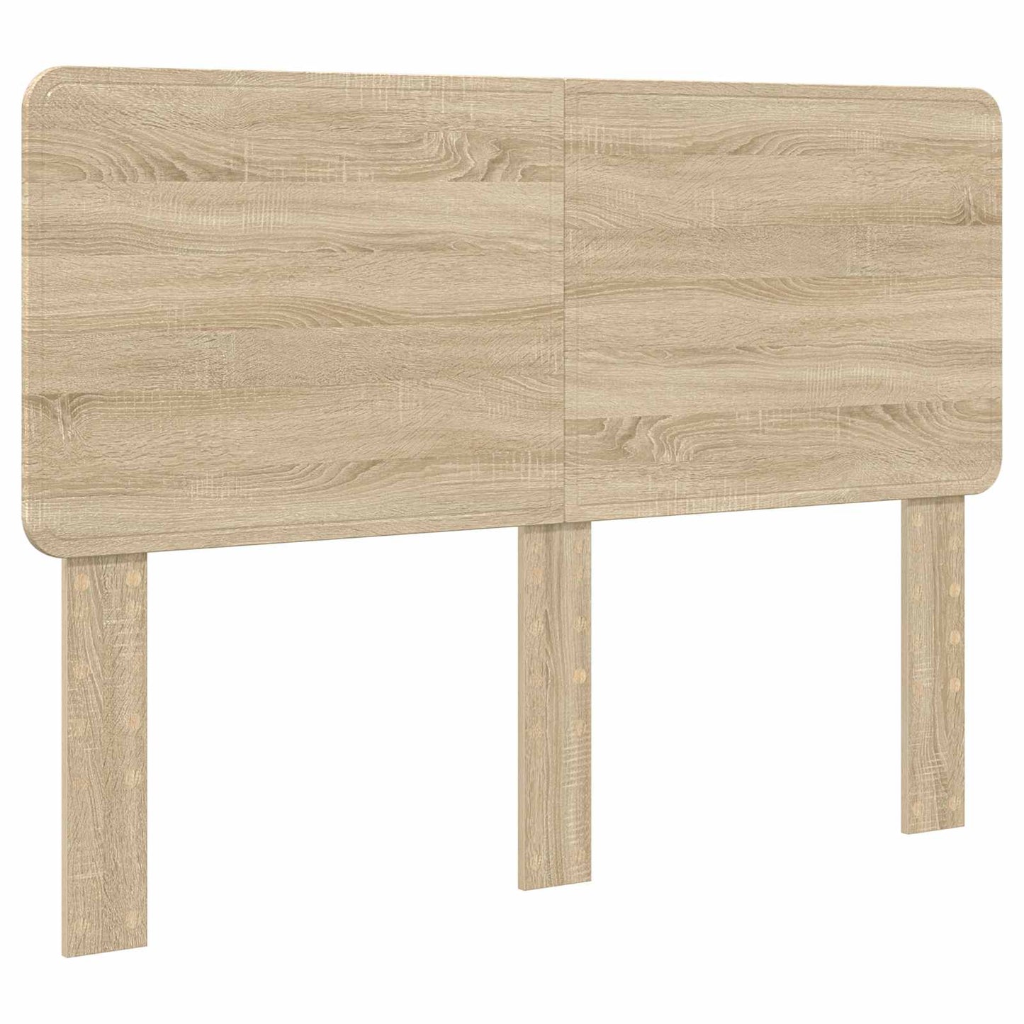 Bed Frame with Headboard Sonoma 160 x 200 cm Solid Pine Wood