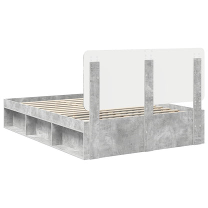 Bed Frame with Headboard Concerte 160 x 200 cm Solid Pine Wood