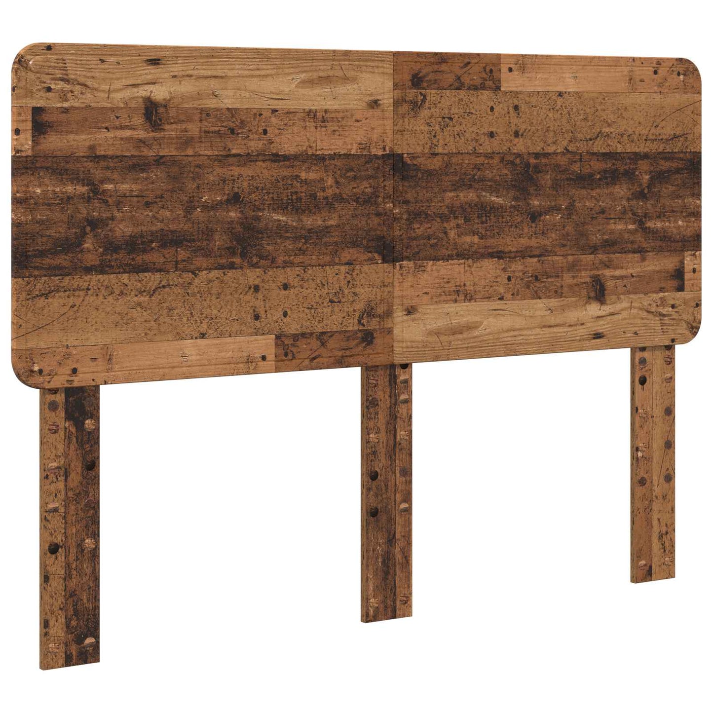 Bed Frame with Headboard Old Wood 150 x 200 cm Solid Pine Wood