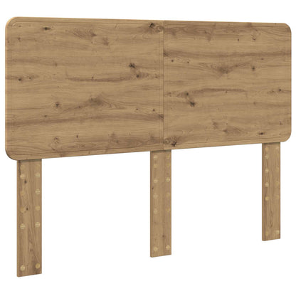 Bed Frame Artisian Oak 150 x 200 cm Solid Pine Wood