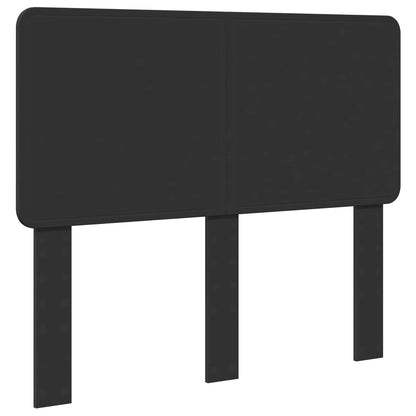Bed Frame with Headboard Black 135 x 190 cm Solid Pine Wood
