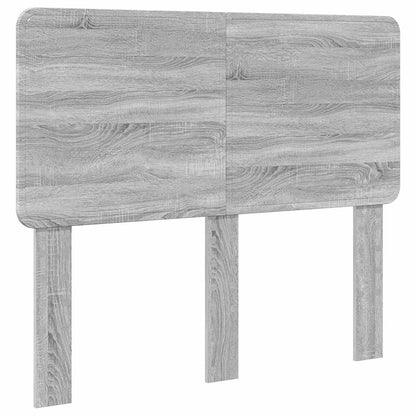 Bed Frame Grey Sonoma 135 x 190 cm Solid Pine Wood