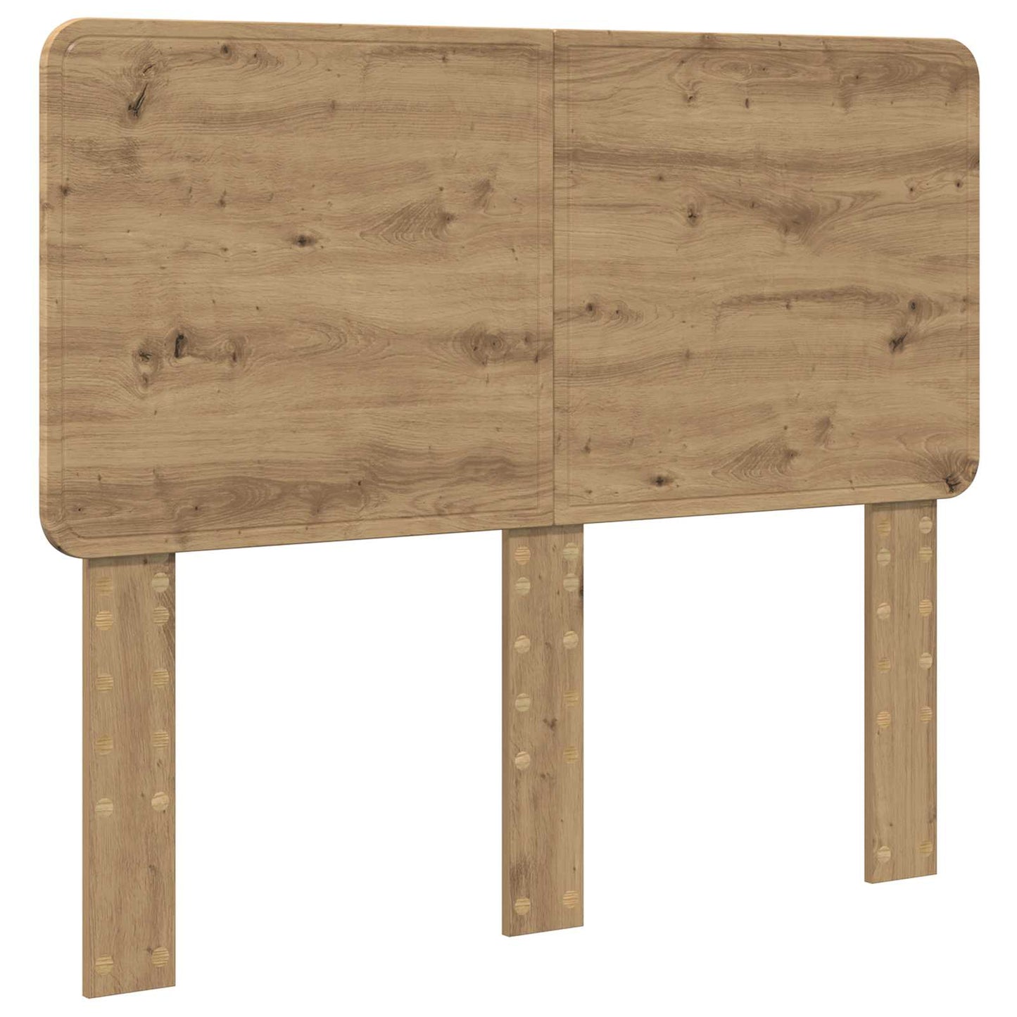 Bed Frame Artisian Oak 135 x 190 cm Solid Pine Wood