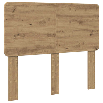 Bed Frame Artisian Oak 135 x 190 cm Solid Pine Wood