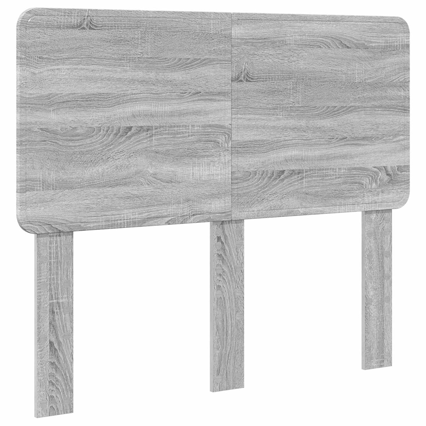 Bed Frame Grey Sonoma 120 x 200 cm Solid Pine Wood