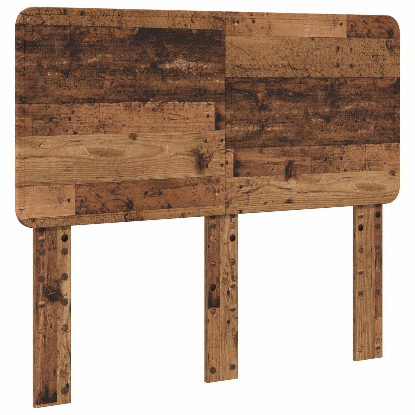Bed Frame with Headboard Old Wood 120 x 200 cm Solid Pine Wood
