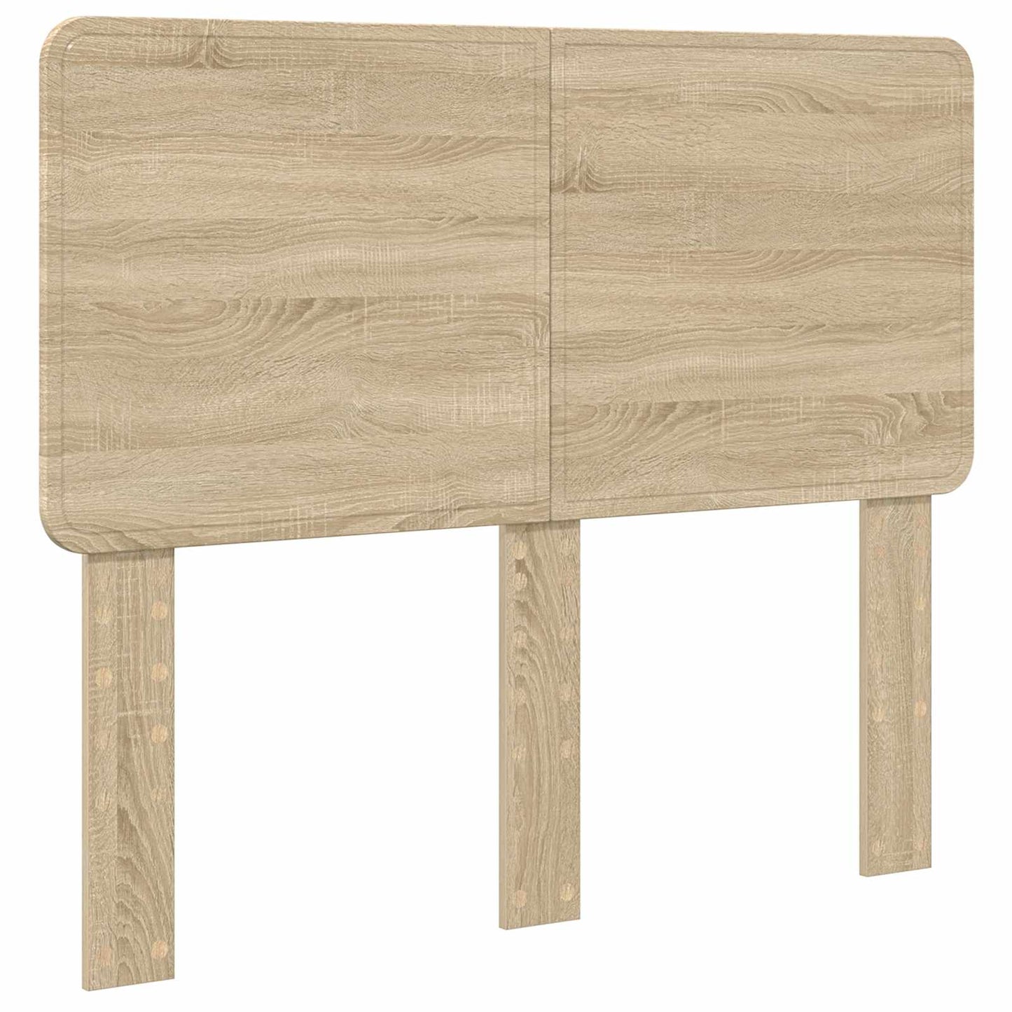 Bed Frame with Headboard Sonoma 120 x 190 cm Solid Pine Wood