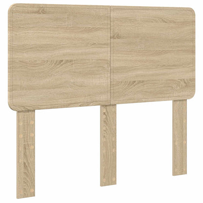 Bed Frame with Headboard Sonoma 120 x 190 cm Solid Pine Wood
