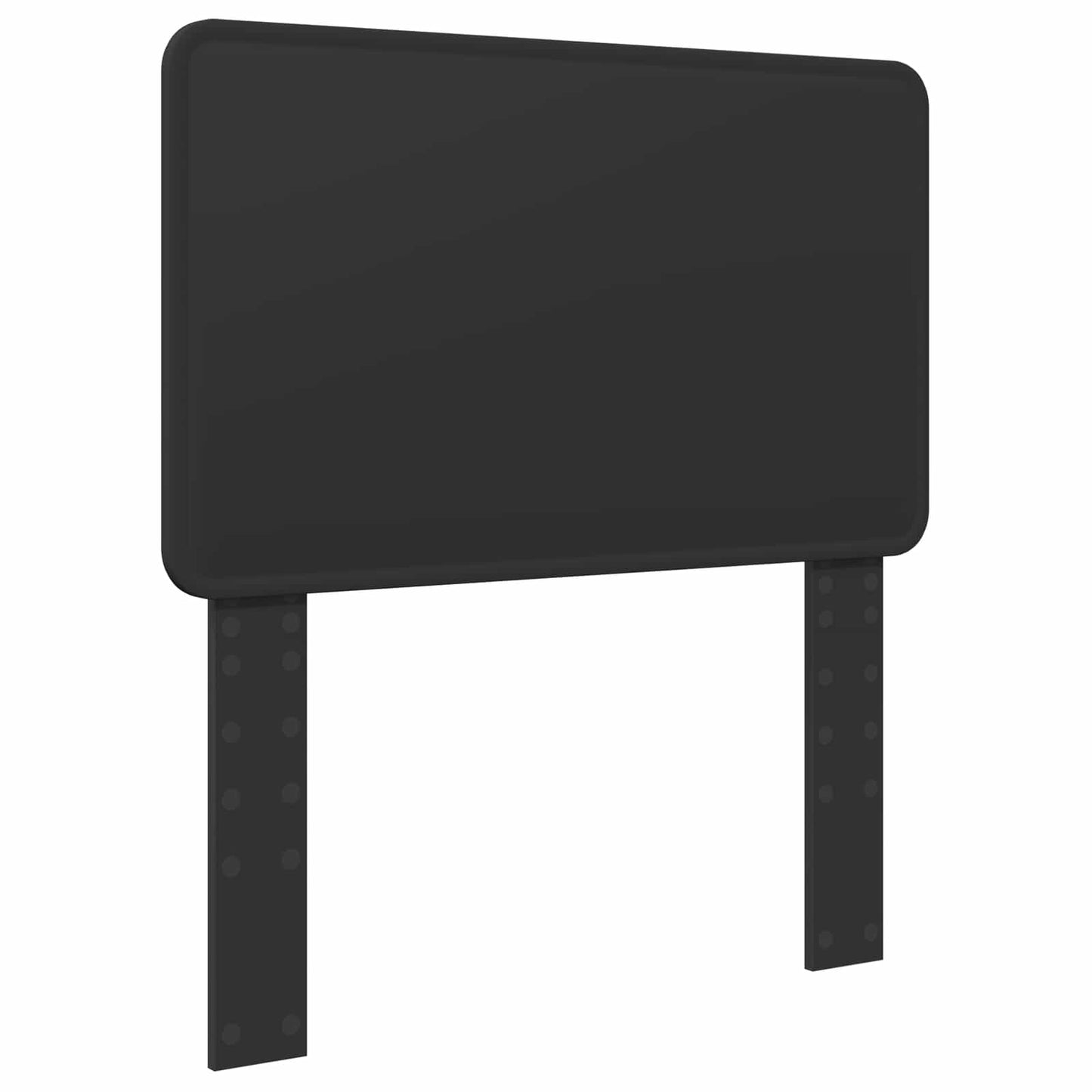 Bed Frame with Headboard Black 100 x 200 cm Solid Pine Wood