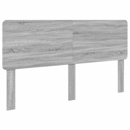Bed Frame with Drawer Grey Sonoma 200 x 200 cm Engineer Wood