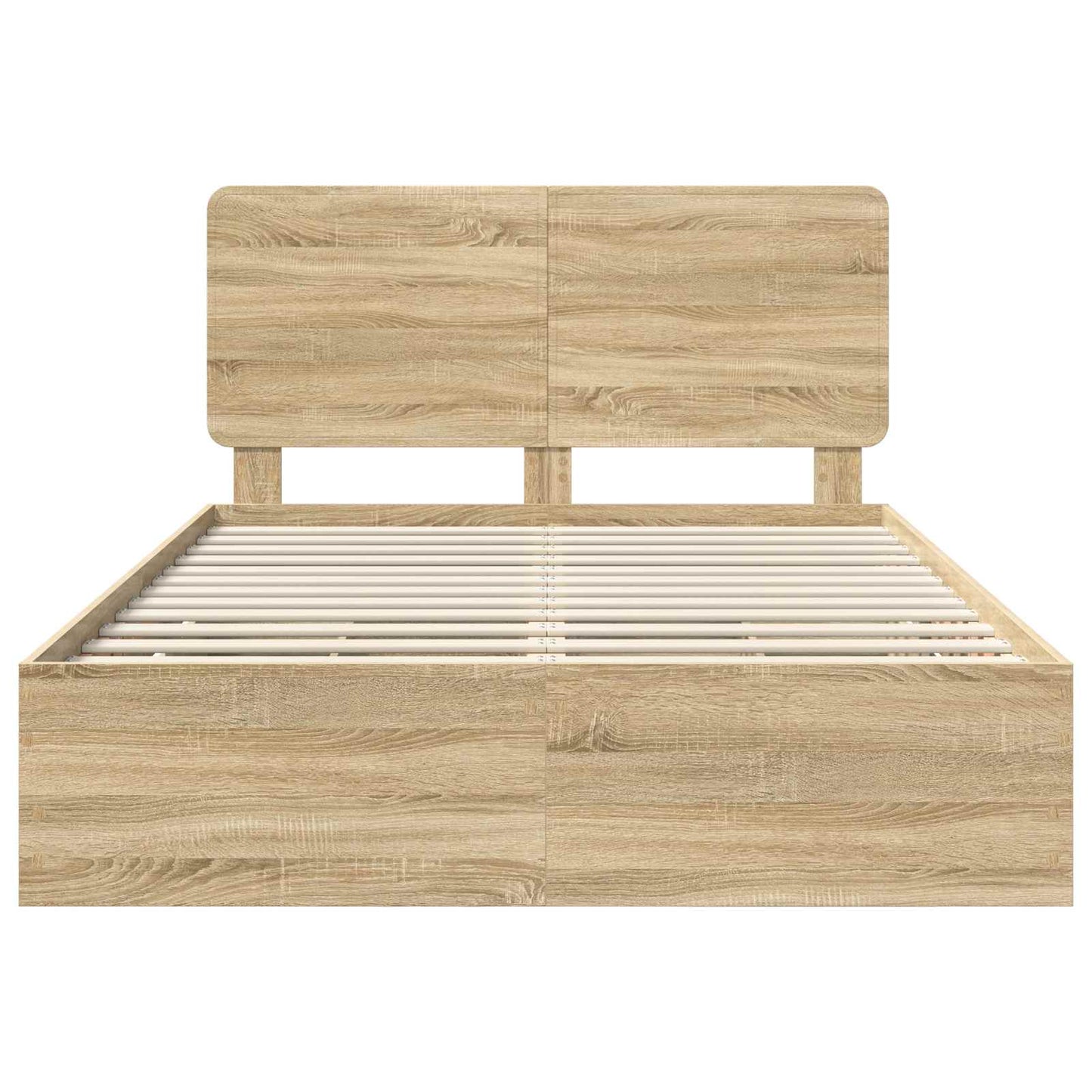 Bed Frame with Drawer Sonoma Oak 150 x 200 cm Engineer Wood
