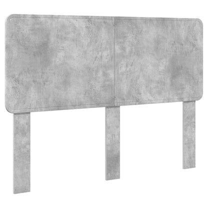 Bed Frame with Drawer Concrete Grey 140 x 190 cm Engineer Wood