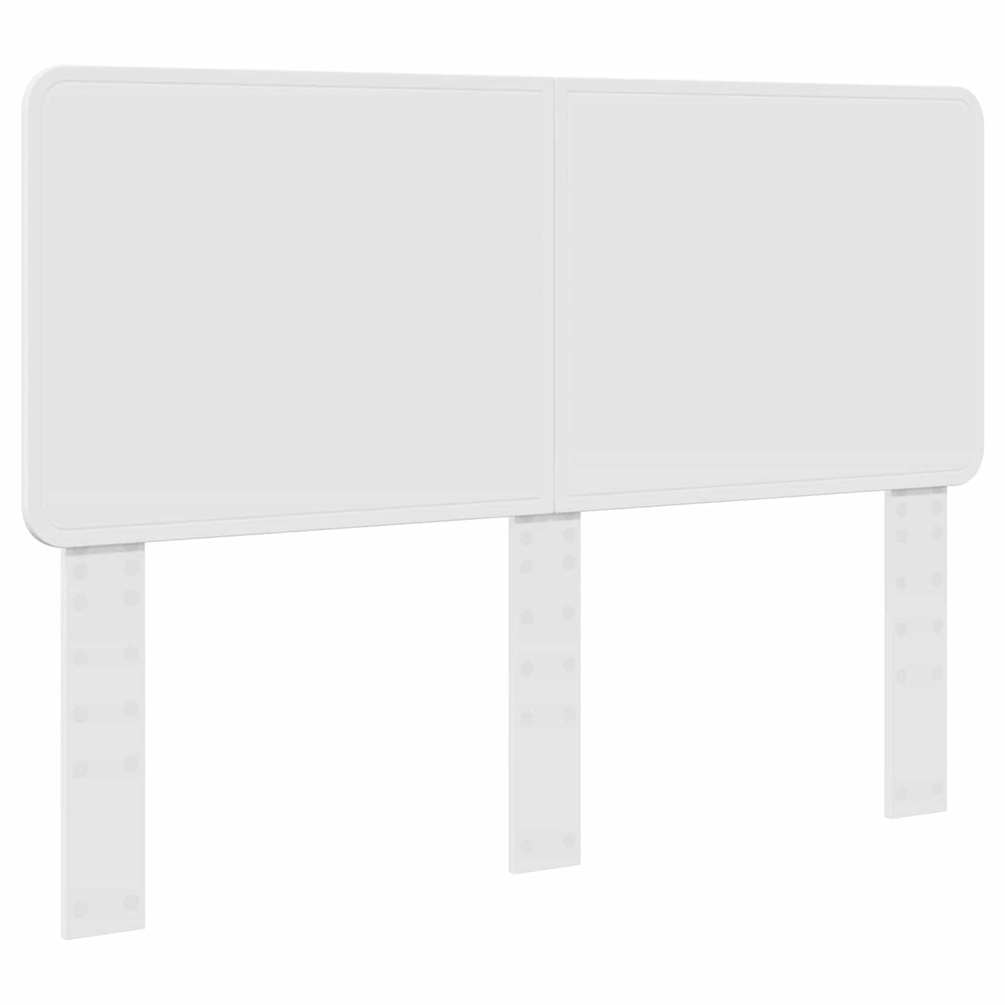 Bed Frame with Headboard White 160 x 200 cm Engineered Wood