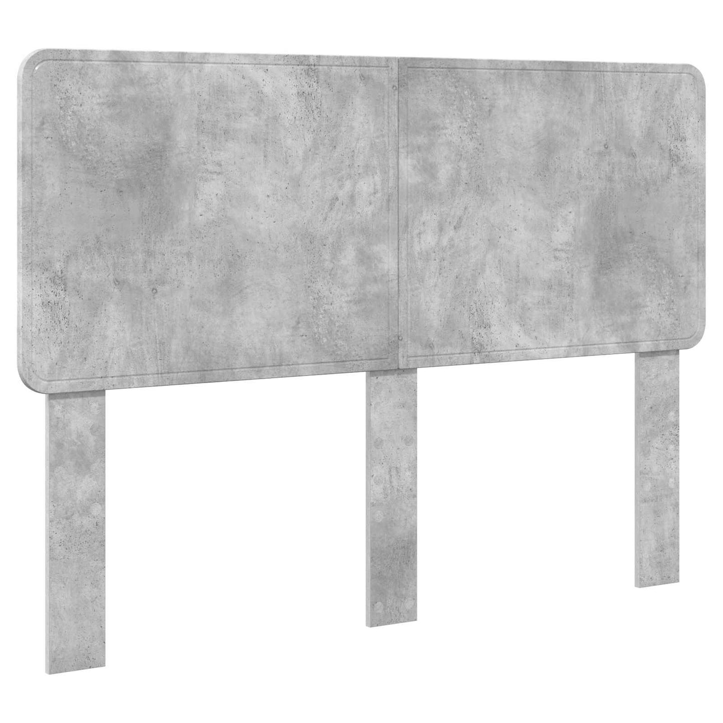Bed Frame Concrete Grey 160 x 200 cm Engineered Wood