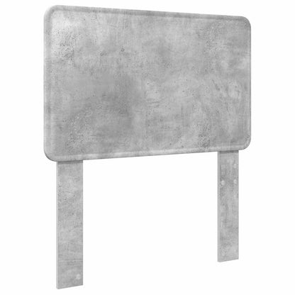 Bed Frame with Drawer Concrete Grey 70 x 190 cm Engineered Wood