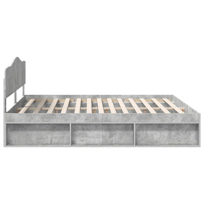 Bed Frame with Headboard Concerte 180 x 200 cm Solid Pine Wood