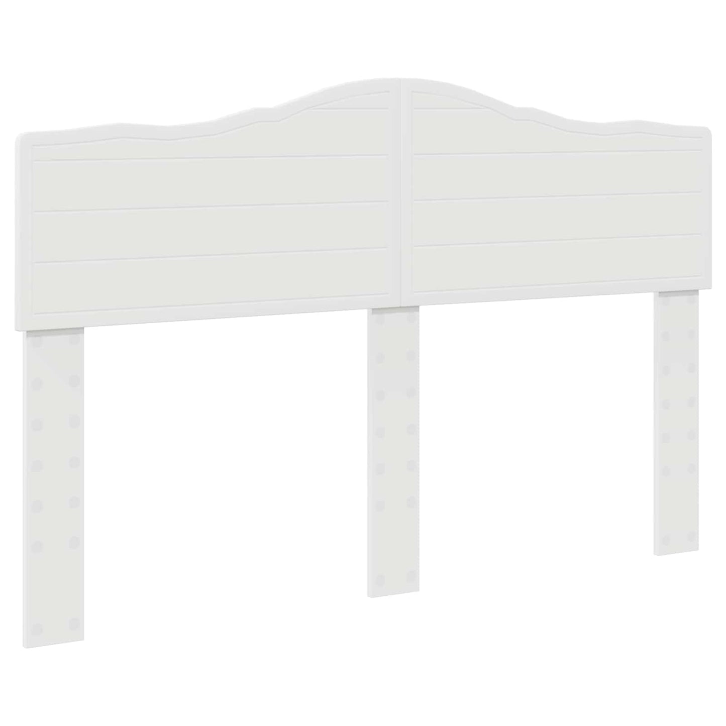 Bed Frame with Headboard White 160 x 200 cm Solid Pine Wood