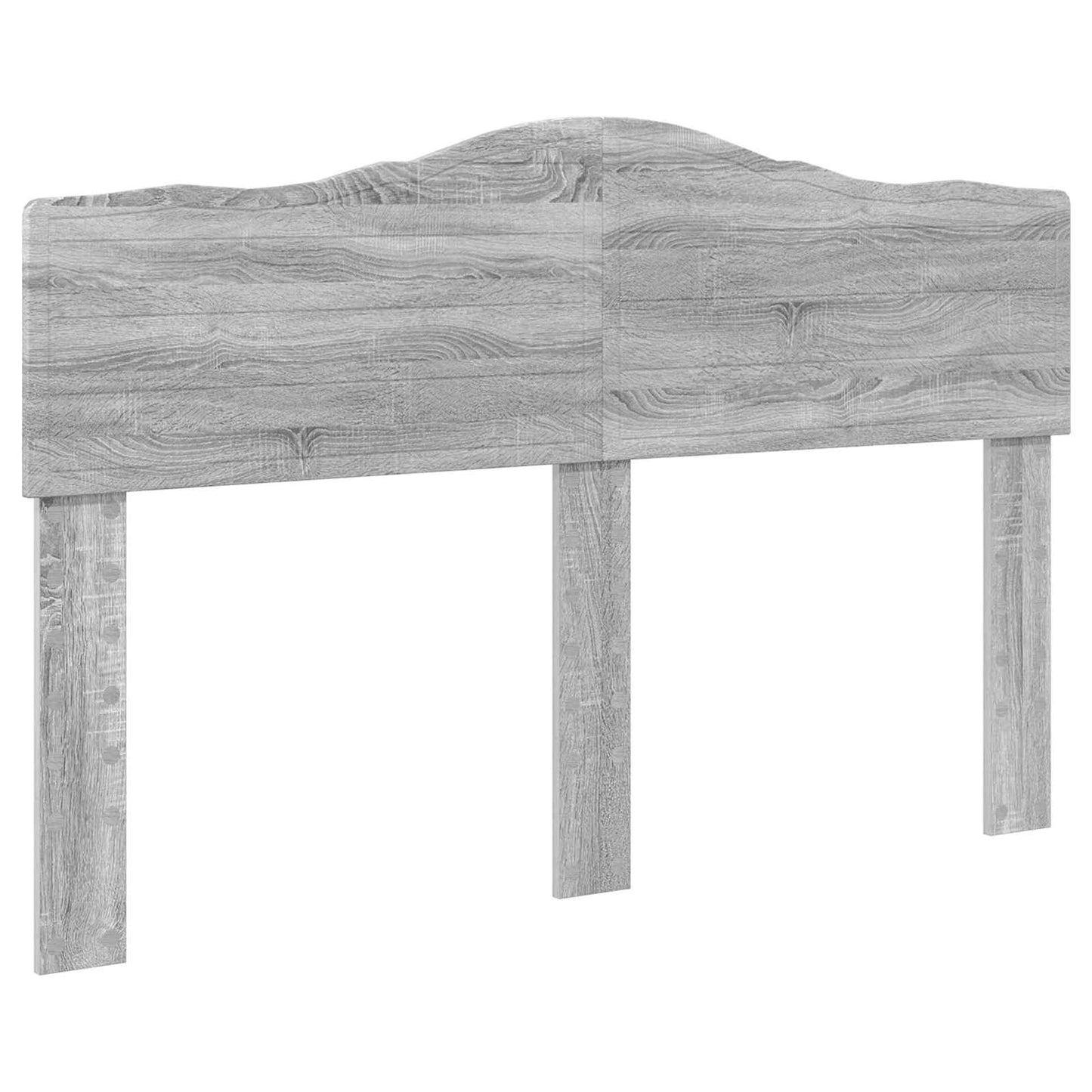 Bed Frame Grey Sonoma 160 x 200 cm Solid Pine Wood