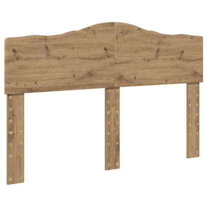 Bed Frame Artisian Oak 150 x 200 cm Solid Pine Wood