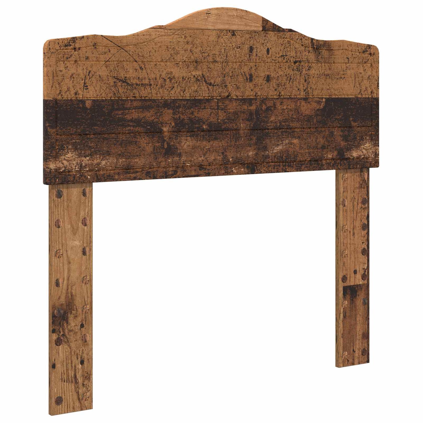 Bed Frame with Headboard Old Wood 90 x 200 cm Solid Pine Wood