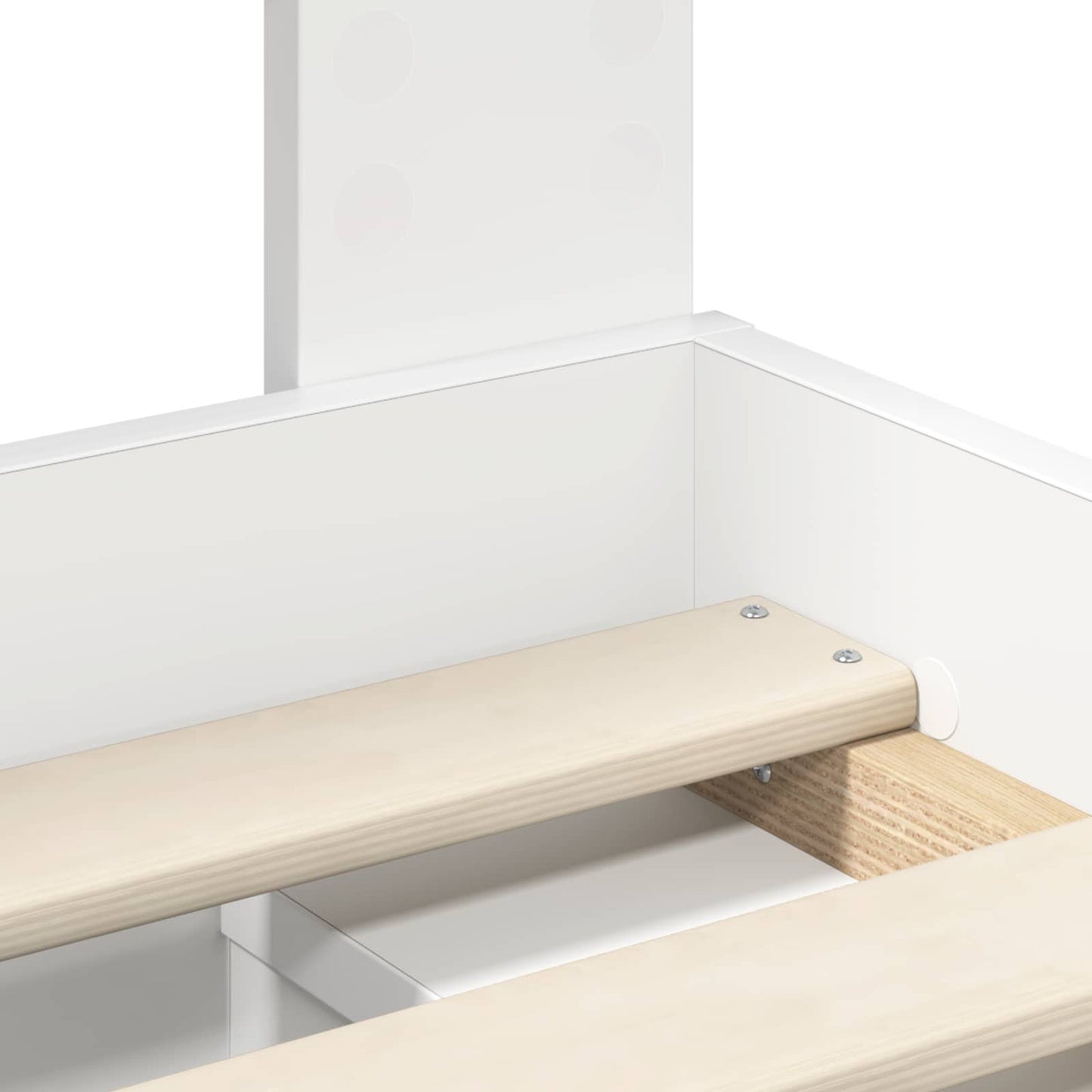 Bed Frame with Headboard White 90 x 190 cm Solid Pine Wood