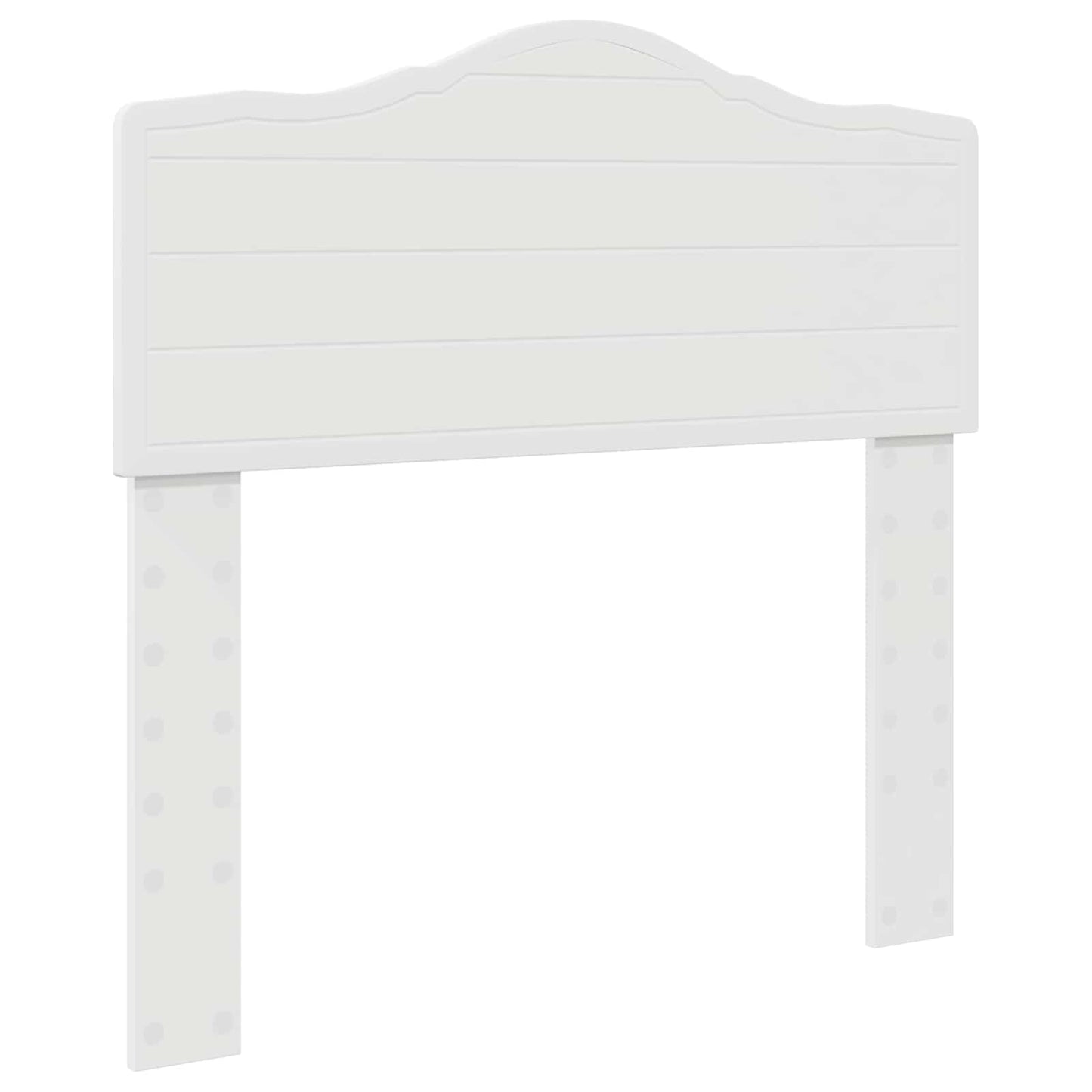 Bed Frame with Headboard White 90 x 190 cm Solid Pine Wood