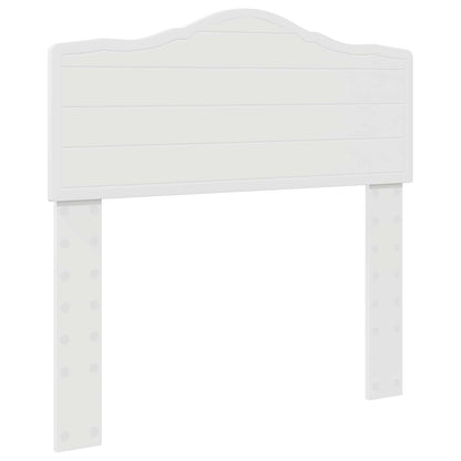 Bed Frame with Headboard White 90 x 190 cm Solid Pine Wood
