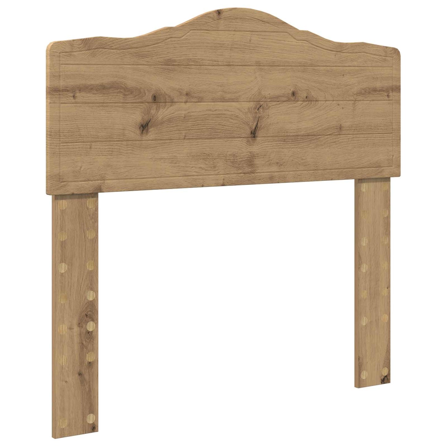 Bed Frame Artisian Oak 75 x 190 cm Solid Pine Wood
