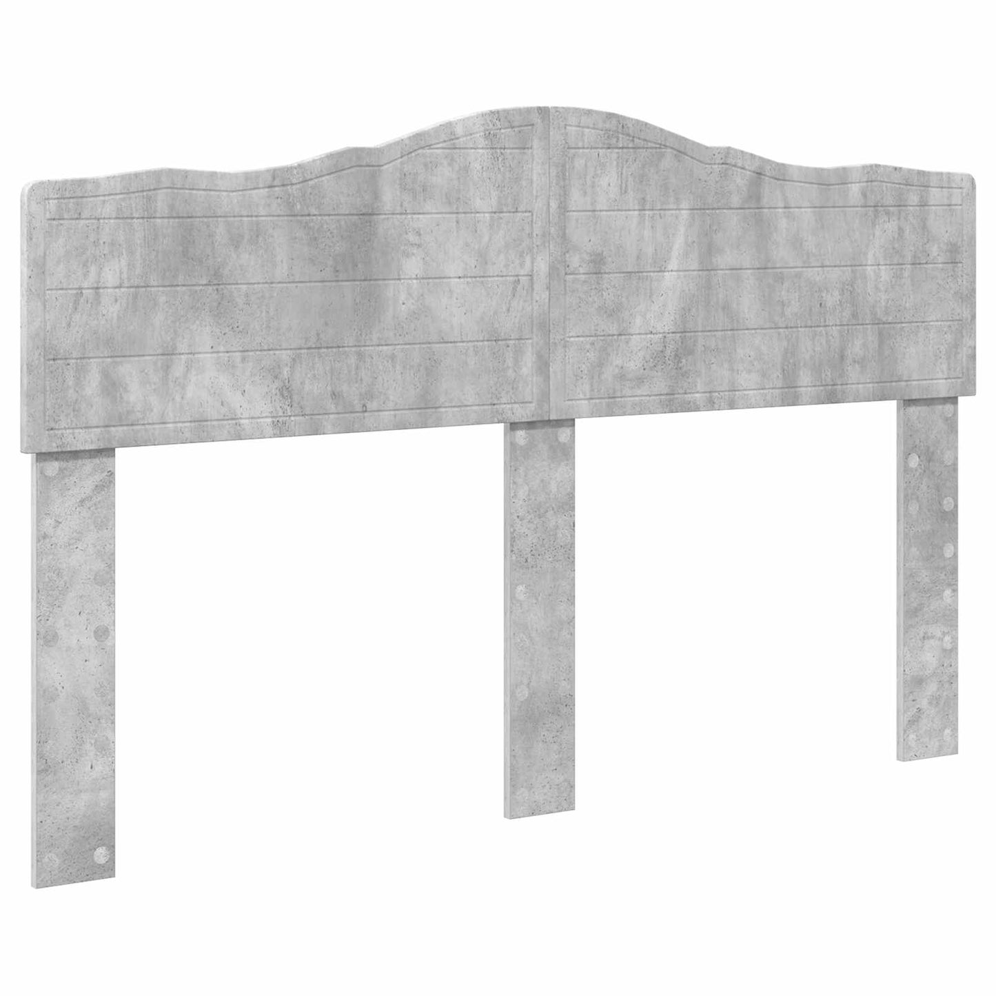 Bed Frame Concrete Grey 160 x 200 cm Engineered Wood