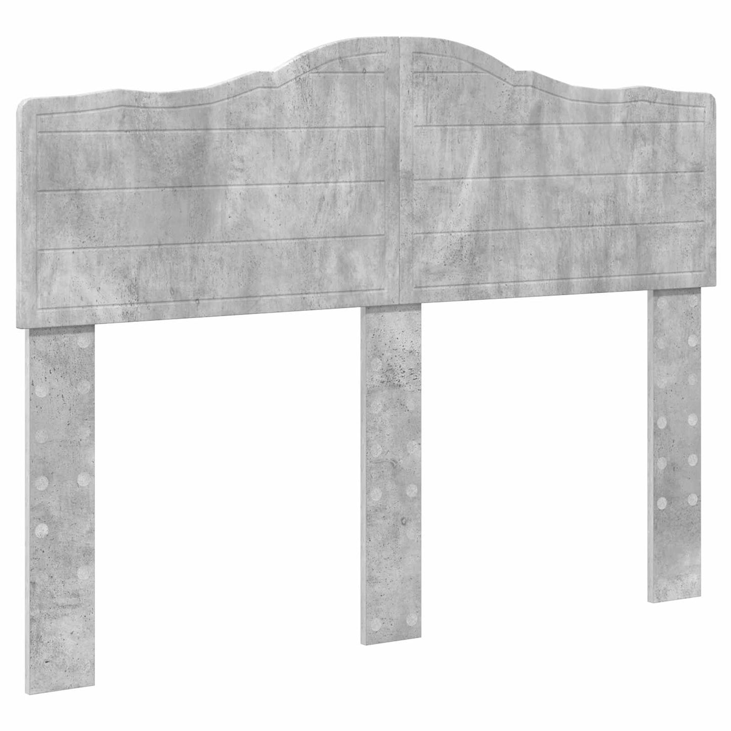 Bed Frame Concrete Grey 120 x 190 cm Engineered Wood