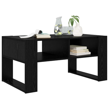 Coffee Table Black Oak 92 x 53 x 45 cm Engineered Wood