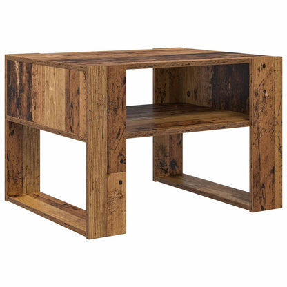 Coffee Table Old Wood 66 x 53 x 45 cm Engineered Wood