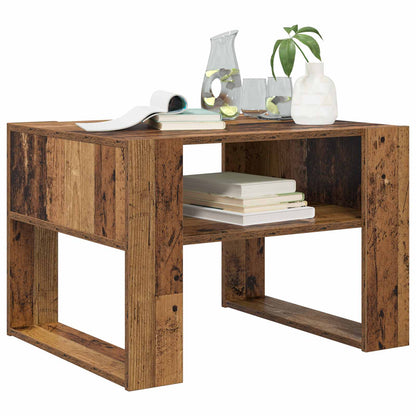 Coffee Table Old Wood 66 x 53 x 45 cm Engineered Wood