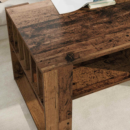 Coffee Table Old Wood 92 x 49.5 x 45 cm Engineered Wood