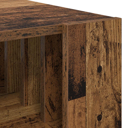 Coffee Table Old Wood 66 x 49.5 x 45 cm Engineered Wood