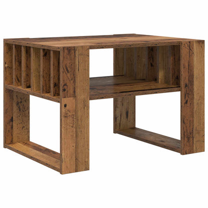 Coffee Table Old Wood 66 x 49.5 x 45 cm Engineered Wood