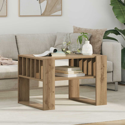 Coffee Table Artisan Oak 66 x 49.5 x 45 cm Engineered Wood