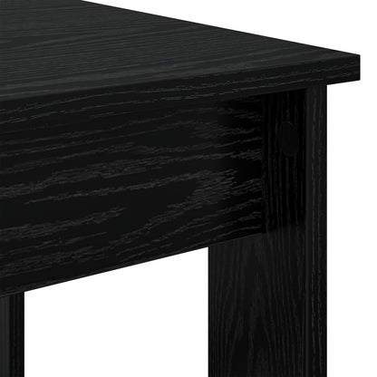 Coffee Table Set 2 pcs Black Oak Engineered Wood