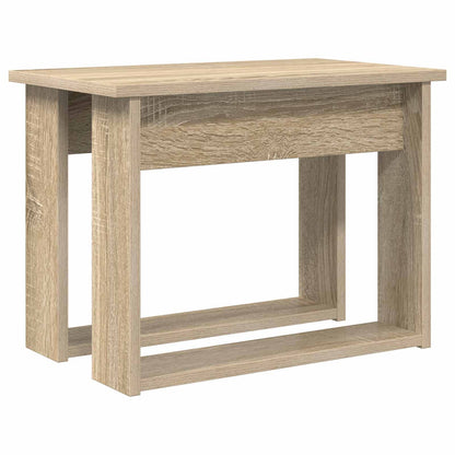 Coffee Table Set 2 pcs Sonoma Oak Engineered Wood
