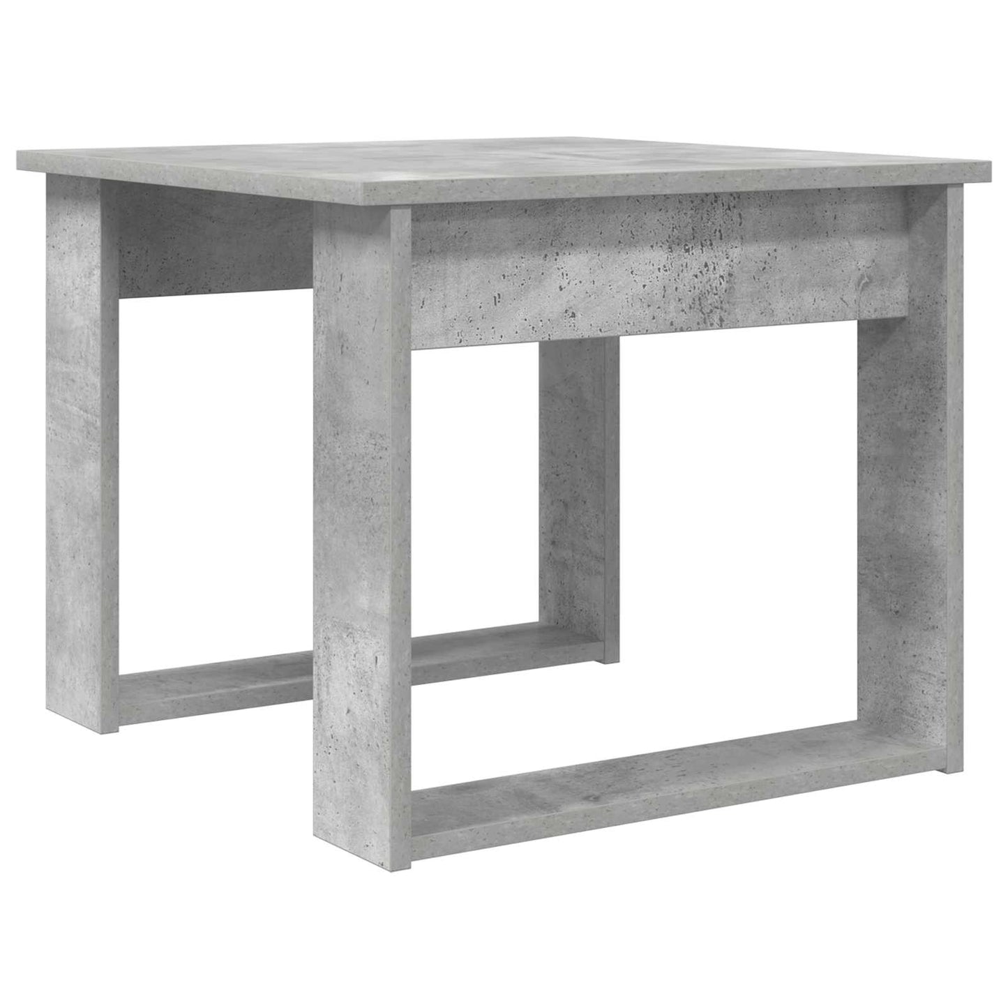 Coffee Table Set 2 pcs Concrete Grey Engineered Wood