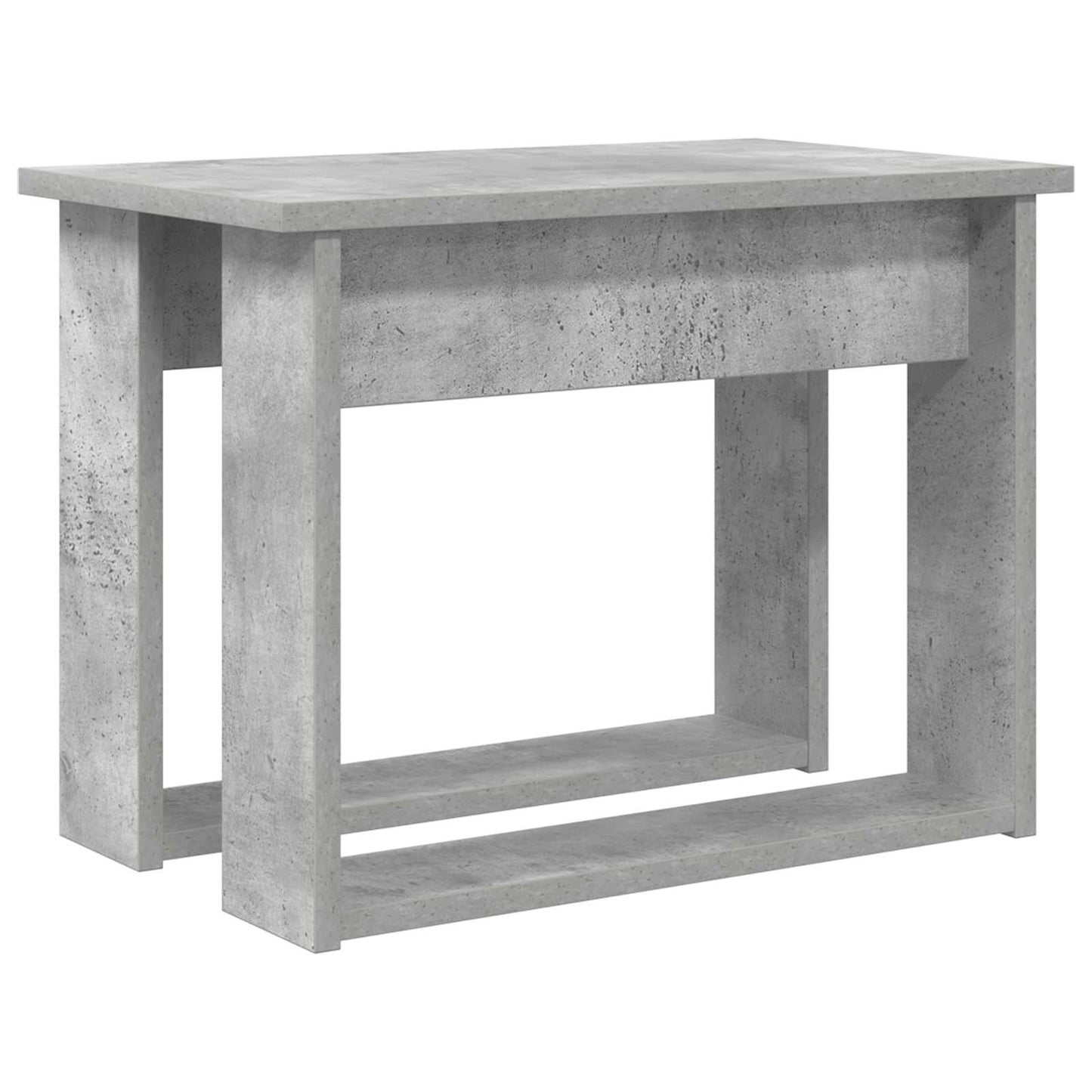 Coffee Table Set 2 pcs Concrete Grey Engineered Wood