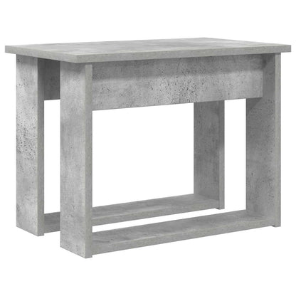 Coffee Table Set 2 pcs Concrete Grey Engineered Wood