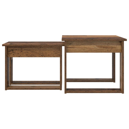 Coffee Table Set 2 pcs Old Wood Engineered Wood