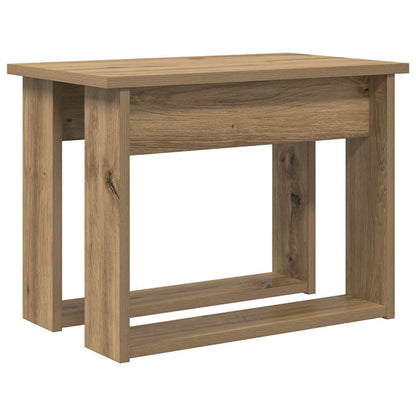 Coffee Table Set 2 pcs Artisan Oak 50 x 52 x 42 cm