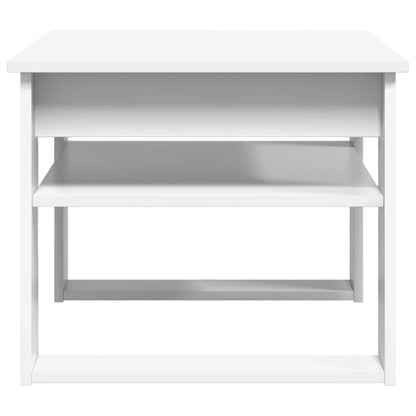 Coffee Table with Storage White 64 x 54 x 44 cm Engineered Wood