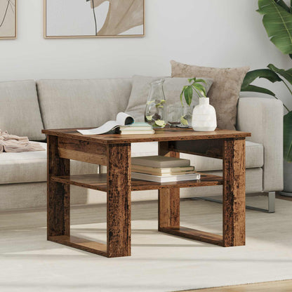 Coffee Table Old Wood 64 x 54 x 44 cm Engineered Wood