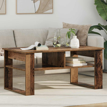 Coffee Table Old Wood 96 x 54 x 44 cm Engineered Wood