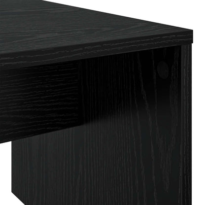 Coffee Table Black Oak 90 x 45 x 35 cm Engineered Wood