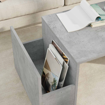 Coffee Table Concrete Grey 90 x 45 x 35 cm Engineered Wood
