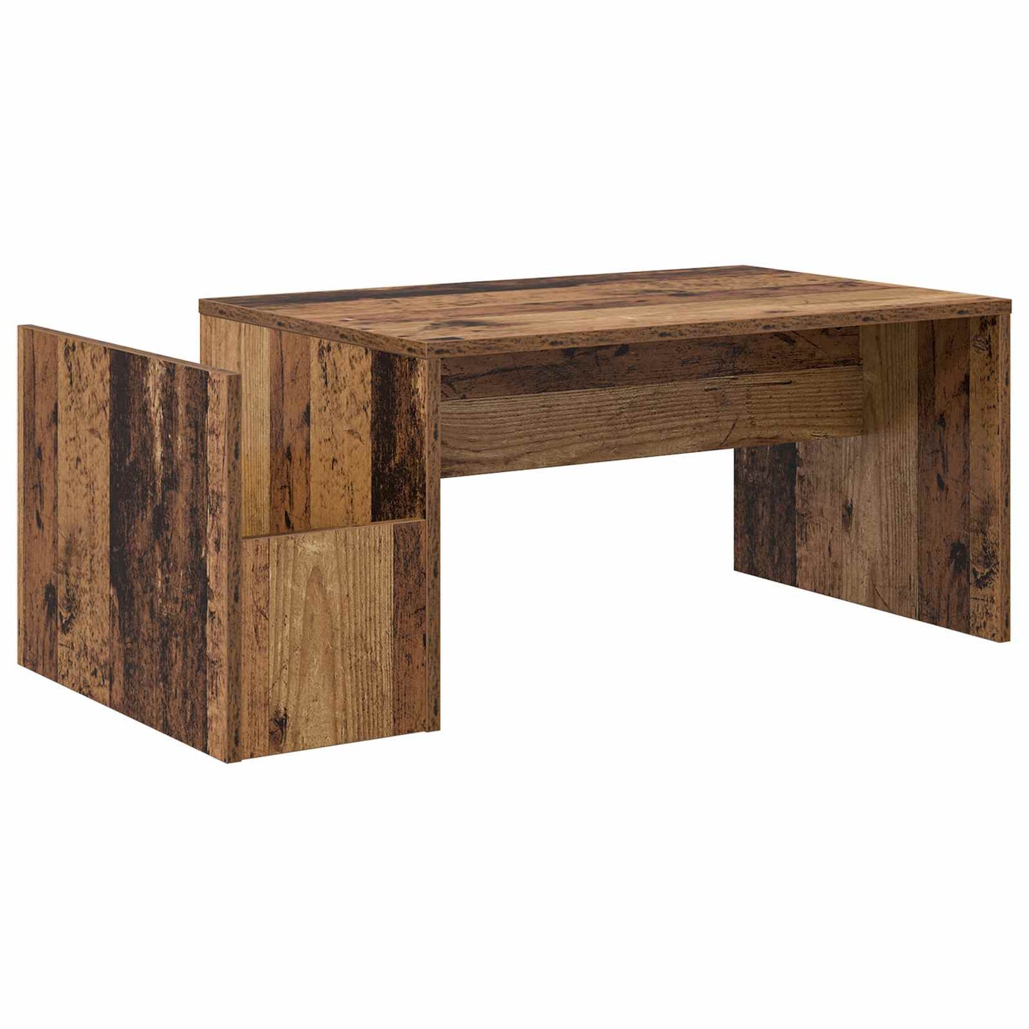 Coffee Table Old Wood 90 x 45 x 35 cm Engineered Wood